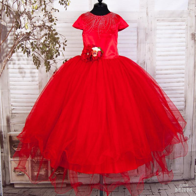 Красное Платье С Фатином