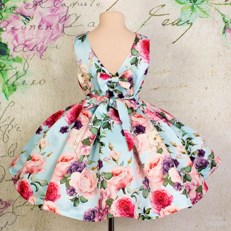 Платья для девочек с цветами