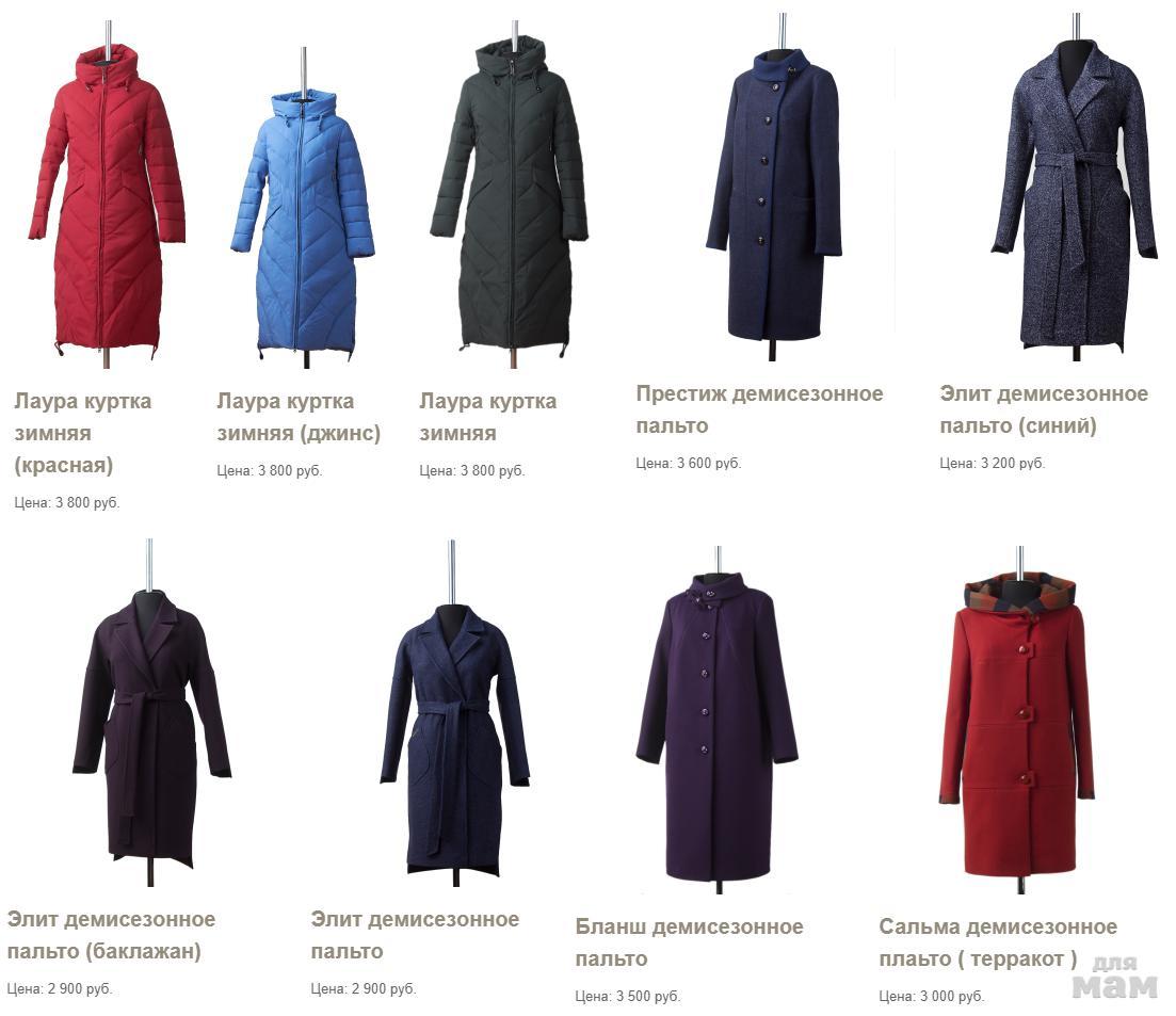 Разновидности пальто