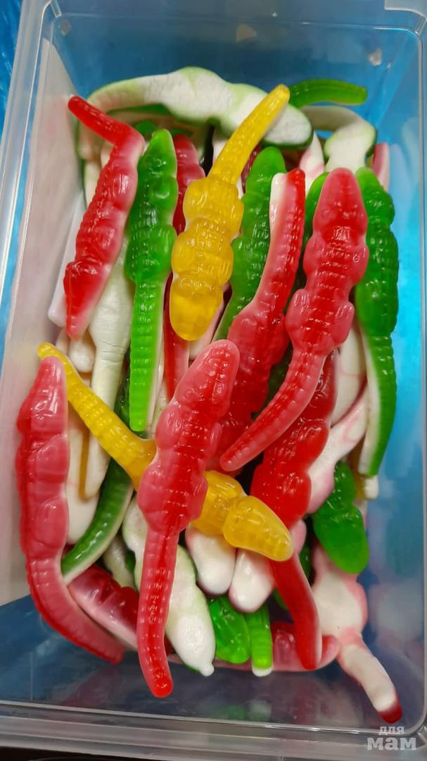 Жевательный мармелад кроко гам Haribo 1 кг