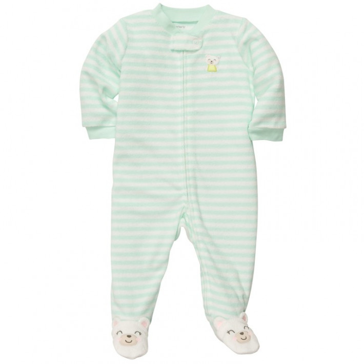 Snap mint. Махровые слипы Carters.